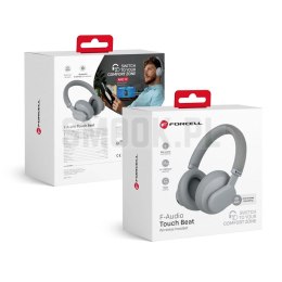 FORCELL F-AUDIO Touch Beat słuchawki bezprzewodowe bluetooth nagłowne ANC szare