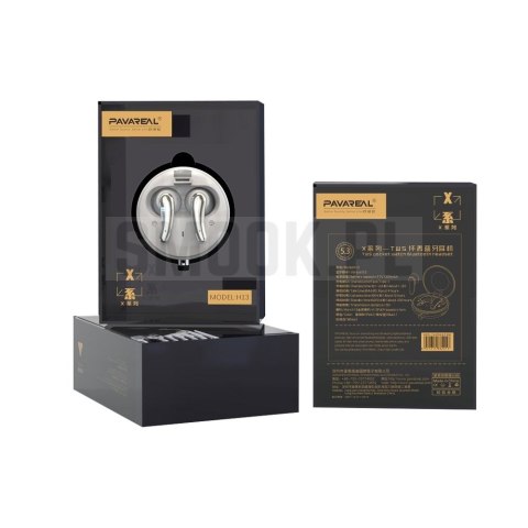 PAVAREAL słuchawki bezprzewodowe bluetooth TWS PA-H13 białe