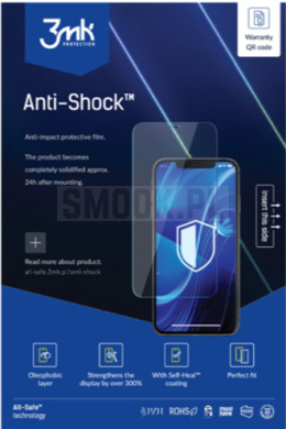 FOLIA HYDROŻELOWA 3MK ANTI SHOCK - DO XXX