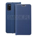 Kabura LUNA Book Carbon do SAMSUNG A41 niebieski