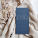Kabura LUNA Book Carbon do SAMSUNG A41 niebieski