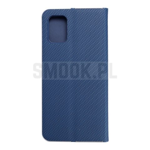 Kabura LUNA Book Carbon do SAMSUNG A71 niebieski Kabura LUNA Book Carbon do SAMSUNG A71 niebieski