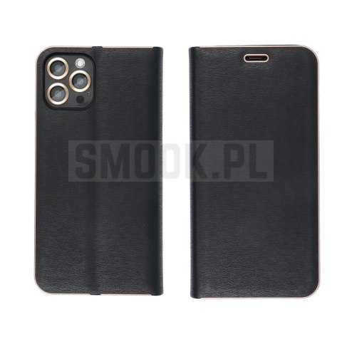 Kabura LUNA Book Gold do HUAWEI Mate 20 Lite czarny Kabura LUNA Book Gold do HUAWEI Mate 20 Lite czarny