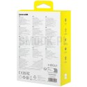 BASEUS ładowarka samochodowa Typ C + zwijany kabel 2w1 Typ C / Lightning PD3.0 QC4.0 3A 60W CCTXP-CCL / C00057802111-00 czarna