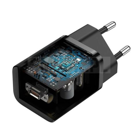BASEUS ładowarka sieciowa Typ C PD QC3.0 3A 25W CCSP020101/CCCJG25CE czarna BASEUS ładowarka sieciowa Typ C PD QC3.0 3A 25W CCSP020101/CCCJG25CE czarna