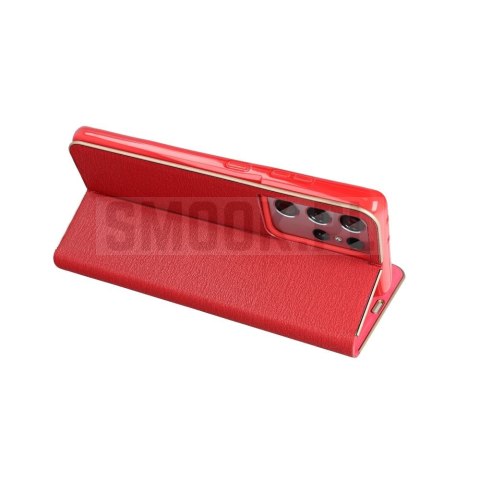 Kabura LUNA Book Gold do XIAOMI Redmi NOTE 14 5G czerwony Kabura LUNA Book Gold do XIAOMI Redmi NOTE 14 5G czerwony