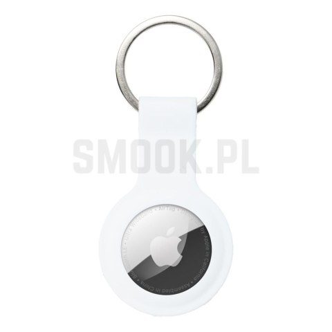 Brelok SILICONE do AIRTAG / FORCELL F-TAG biały Brelok SILICONE do AIRTAG / FORCELL F-TAG biały