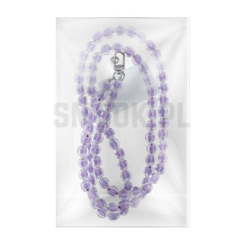 Zawieszka COLORFUL do telefonu / długość sznura 120cm (60cm w pętli) / na szyję - fioletowy Zawieszka COLORFUL do telefonu / długość sznura 120cm (60cm w pętli) / na szyję - fioletowy