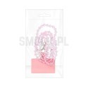 Zawieszka CRYSTAL DIAMOND do telefonu / długość sznura 74cm (37cm w pętli) / na szyję - jasnoróżowy