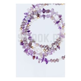 Zawieszka STONE do telefonu / długość sznura 82cm (41cm w pętli) / na szyję - fioletowy