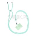 Zawieszka SWING (6mm) do telefonu z regulacją długości / długość sznura 165cm (max 82,5cm w pętli) / na ramię lub szyję - jasnoz