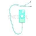 Zawieszka SWING (6mm) do telefonu z regulacją długości / długość sznura 165cm (max 82,5cm w pętli) / na ramię lub szyję - jasnoz