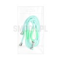 Zawieszka SWING (6mm) do telefonu z regulacją długości / długość sznura 165cm (max 82,5cm w pętli) / na ramię lub szyję - jasnoz