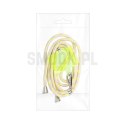 Zawieszka SWING (6mm) do telefonu z regulacją długości / długość sznura 165cm (max 82,5cm w pętli) / na ramię lub szyję - szaroż
