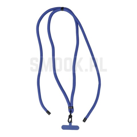 Zawieszka SWING (8mm) do telefonu z regulacją długości / długość sznura 165cm (max 82,5cm w pętli) / na ramię lub szyję - granat Zawieszka SWING (8mm) do telefonu z regulacją długości / długość sznura 165cm (max 82,5cm w pętli) / na ramię lub szyję - granat