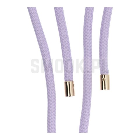 Zawieszka SWING (8mm) do telefonu z regulacją długości / długość sznura 165cm (max 82,5cm w pętli) / na ramię lub szyję - purpur Zawieszka SWING (8mm) do telefonu z regulacją długości / długość sznura 165cm (max 82,5cm w pętli) / na ramię lub szyję - purpur