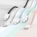 EOL HOCO kabel Typ C do Typ C 3A 60W X104 1 m różowy
