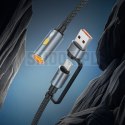HOCO kabel USB A / Typ C do zapalniczka samochodowa UA38B 0,3 m czarny
