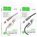 HOCO kabel USB A / Typ C do zapalniczka samochodowa UA38B 0,3 m czarny