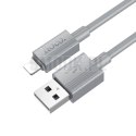 HOCO kabel USB A do Lightning 2,4A X107 1 m szary