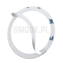 BASEUS blaszki uniwersalne kompatybilne z MagSafe PCCH000012 2 sztuki srebrne