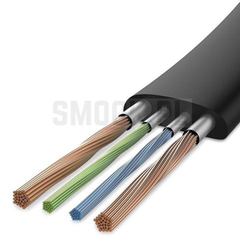 BASEUS kabel USB A do Lightning 2A Nimble CALMBJ-B91 0,23 m czarno czerwony BASEUS kabel USB A do Lightning 2A Nimble CALMBJ-B91 0,23 m czarno czerwony