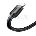 BASEUS kabel USB A do Typ C 1,5A Cafule CATKLF-CG1 2 m szaro czarny