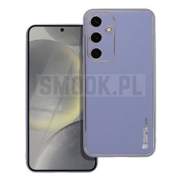 Futerał LEATHER CASE skórzany do SAMSUNG S24 Plus niebieski