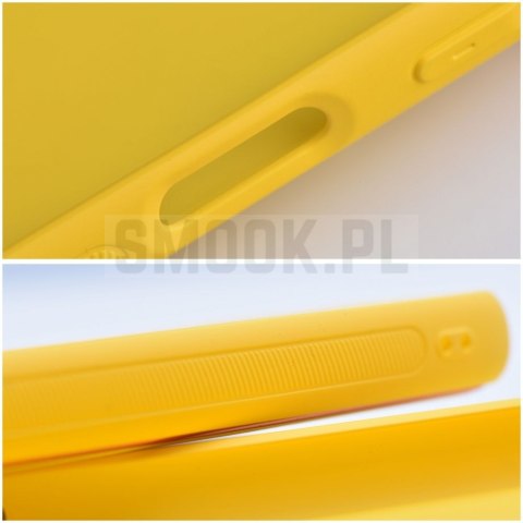 Futerał LEATHER CASE skórzany do SAMSUNG A05 żółty Futerał LEATHER CASE skórzany do SAMSUNG A05 żółty