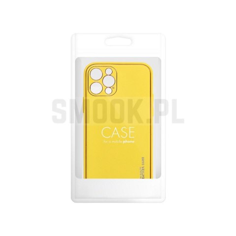 Futerał LEATHER CASE skórzany do SAMSUNG A05 żółty Futerał LEATHER CASE skórzany do SAMSUNG A05 żółty