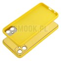 Futerał LEATHER CASE skórzany do SAMSUNG A05 żółty