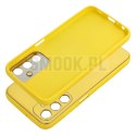 Futerał LEATHER CASE skórzany do SAMSUNG A25 5G żółty