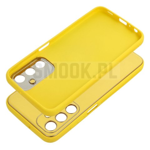 Futerał LEATHER CASE skórzany do SAMSUNG A25 5G żółty Futerał LEATHER CASE skórzany do SAMSUNG A25 5G żółty