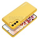 Futerał LEATHER CASE skórzany do SAMSUNG A35 5G żółty