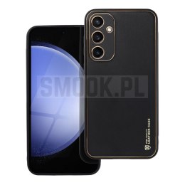 Futerał LEATHER CASE skórzany do SAMSUNG S23 FE czarny