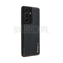 Futerał LEATHER CASE skórzany do SAMSUNG S23 FE czarny