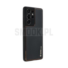 Futerał LEATHER CASE skórzany do SAMSUNG S23 FE czarny