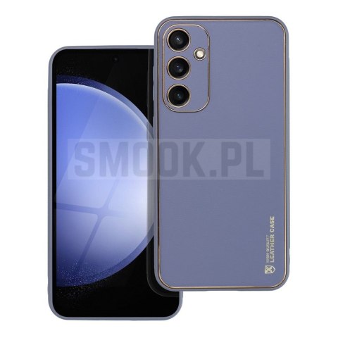 Futerał LEATHER CASE skórzany do SAMSUNG S23 FE niebieski Futerał LEATHER CASE skórzany do SAMSUNG S23 FE niebieski