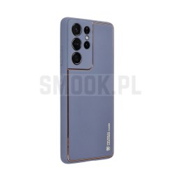 Futerał LEATHER CASE skórzany do SAMSUNG S23 FE niebieski