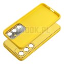 Futerał LEATHER CASE skórzany do SAMSUNG S24 żółty
