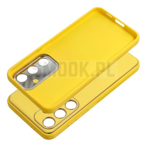 Futerał LEATHER CASE skórzany do SAMSUNG S24 żółty Futerał LEATHER CASE skórzany do SAMSUNG S24 żółty